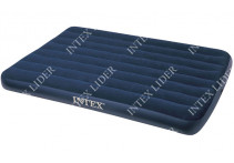 Полуторный надувной матрас Intex Classic Downy Bed (Full), 137х191х22 см 68758