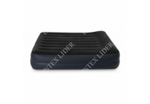 Intex 64124 Надувная кровать двухспальная, 152х203х42см, с насосом 220В