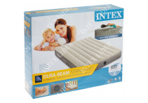 64102 Полуторный надувной матрас Intex Deluxe Single-High Airbed (Full), 137х191х25 см